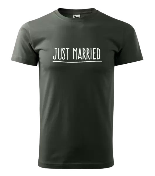Pánské tričko Just married