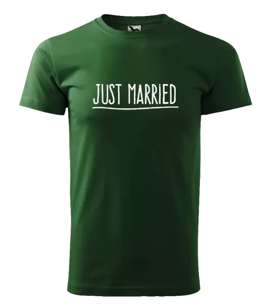 Pánské tričko Just married