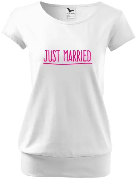 Dámské tričko Just married