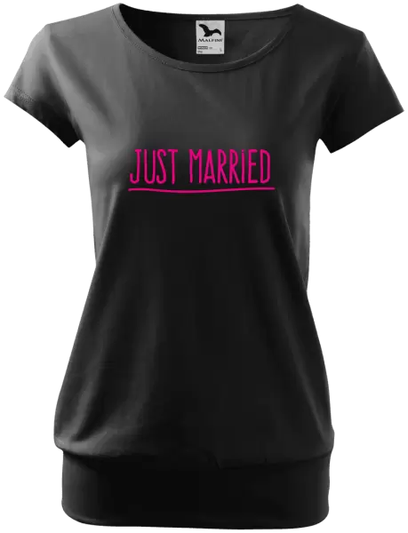 Dámské tričko Just married