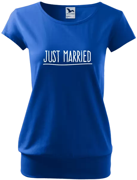 Dámské tričko Just married