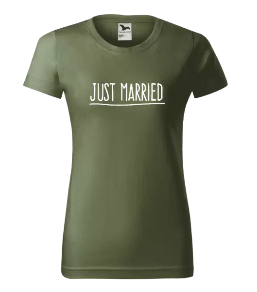 Dámské tričko Just married