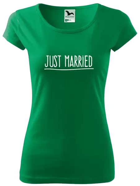 Dámské tričko Just married