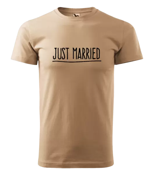 Pánské tričko Just married
