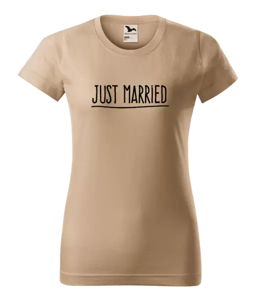 Dámské tričko Just married