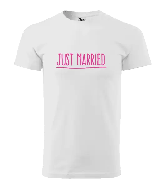 Pánské tričko Just married