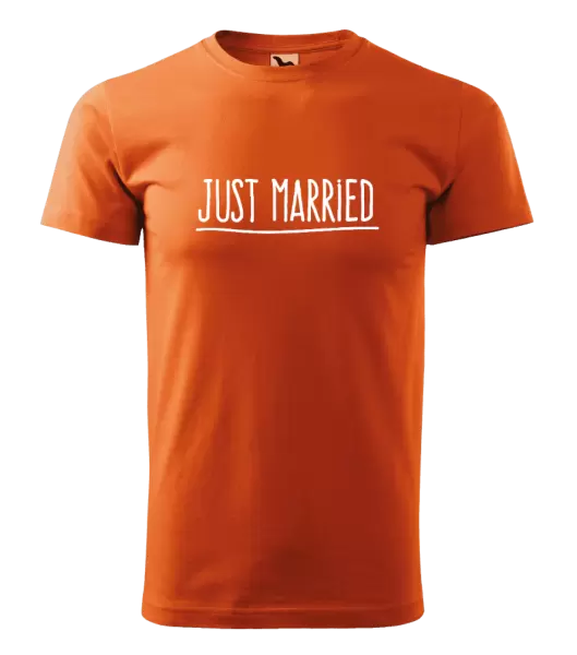 Pánské tričko Just married
