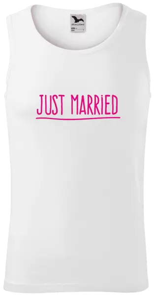 Pánské tílko Just married