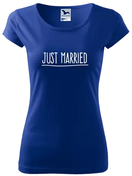 Dámské tričko Just married