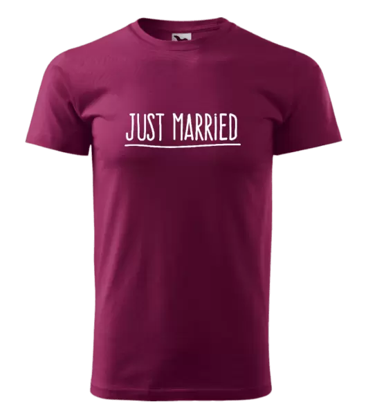 Pánské tričko Just married
