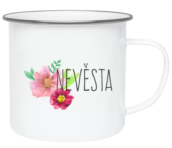 Plecháček Nevěsta - červené květiny