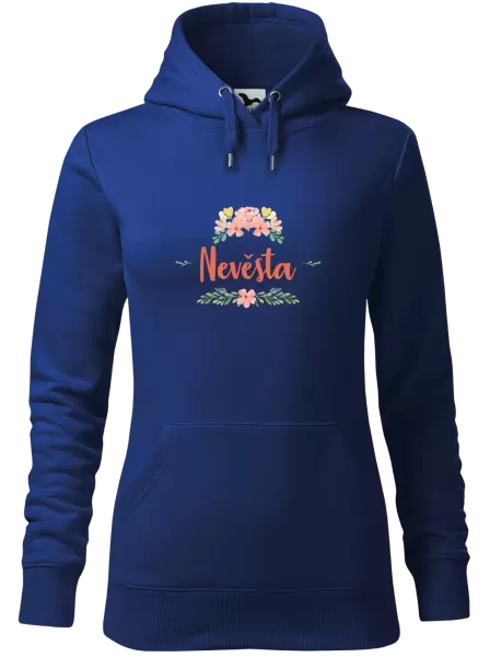Dámská mikina Nevěsta - oranžové květiny