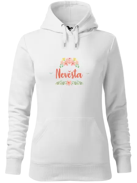 Dámská mikina Nevěsta - oranžové květiny