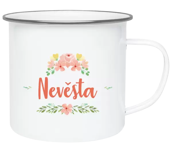 Plecháček Nevěsta - oranžové květiny