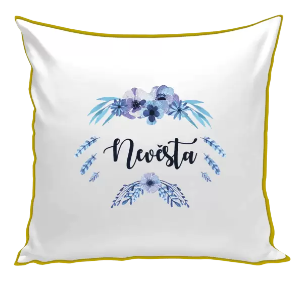 Polštář Nevěsta - peříčka