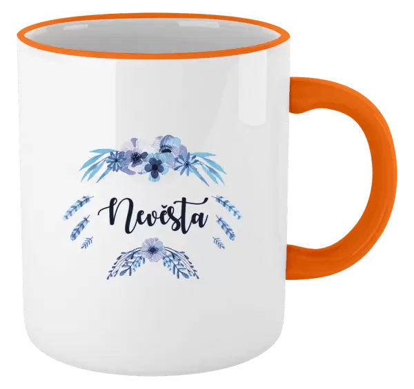 Hrnek Nevěsta - peříčka