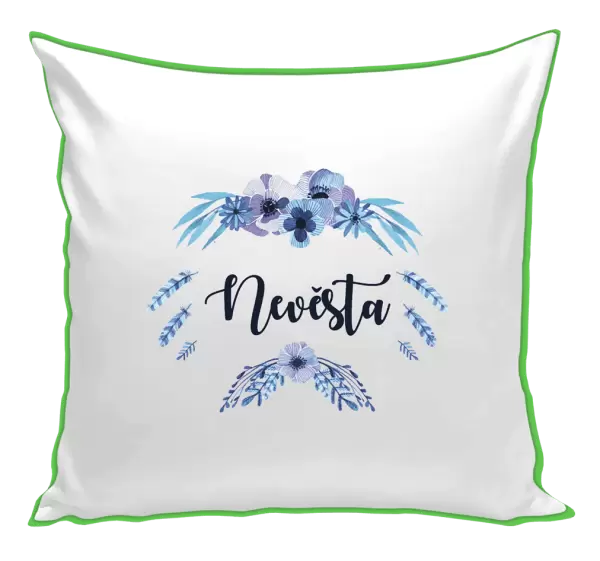 Polštář Nevěsta - peříčka