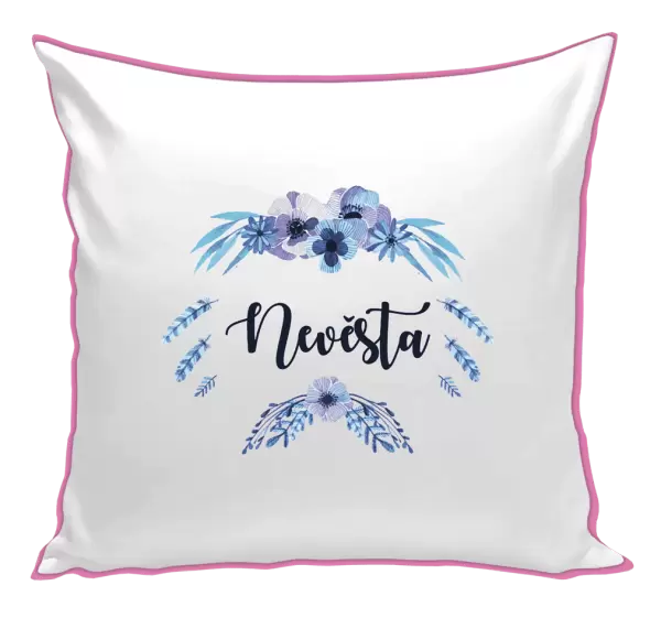 Polštář Nevěsta - peříčka