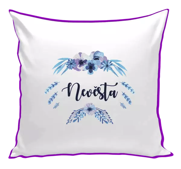 Polštář Nevěsta - peříčka