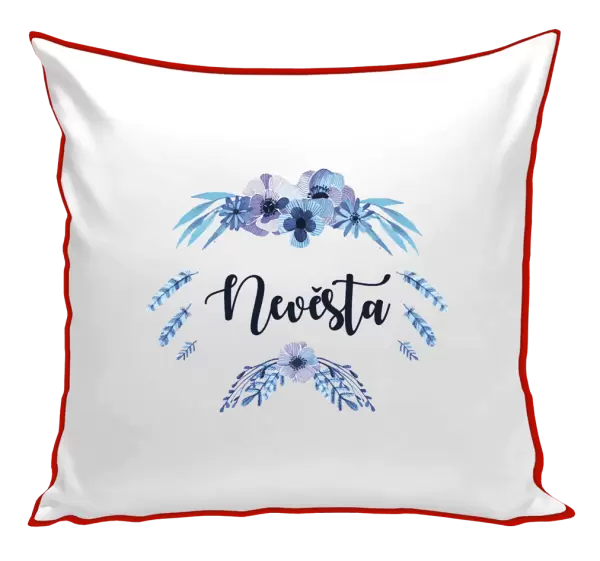 Polštář Nevěsta - peříčka