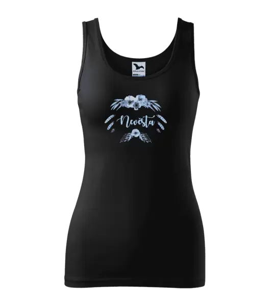 Dámské tílko Nevěsta - peříčka