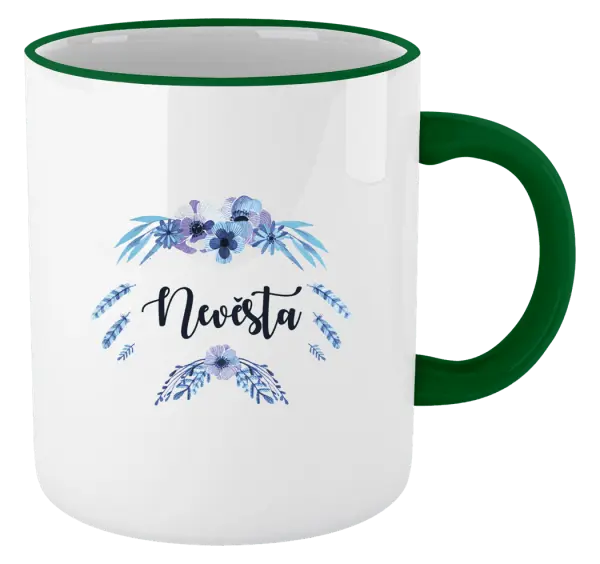Hrnek Nevěsta - peříčka