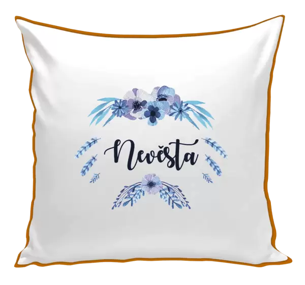 Polštář Nevěsta - peříčka