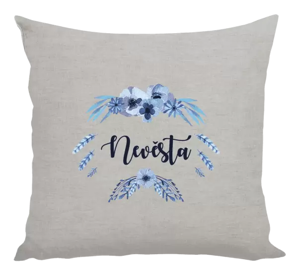 Polštář Nevěsta - peříčka