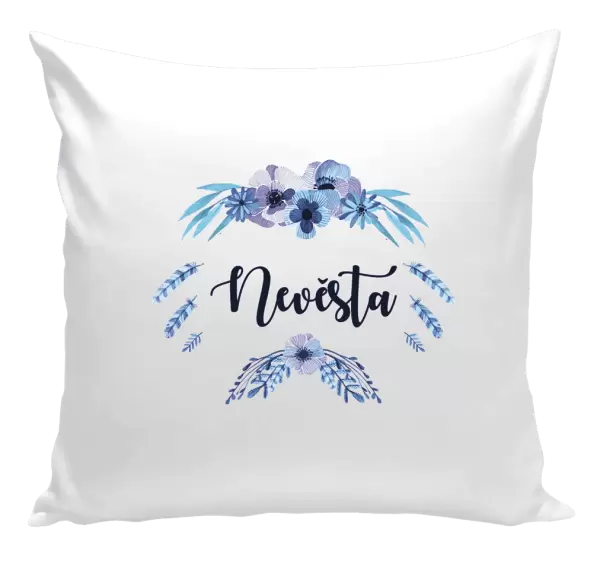 Polštář Nevěsta - peříčka