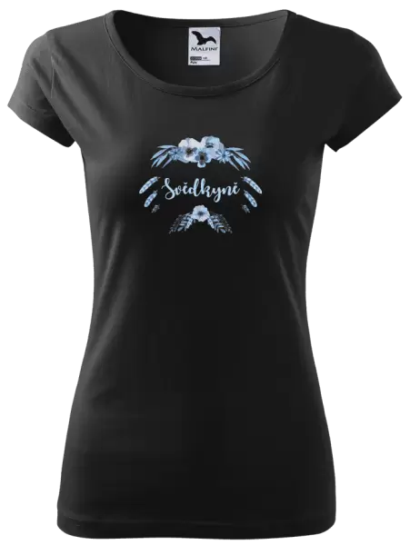 Dámské tričko Svědkyně - peříčka
