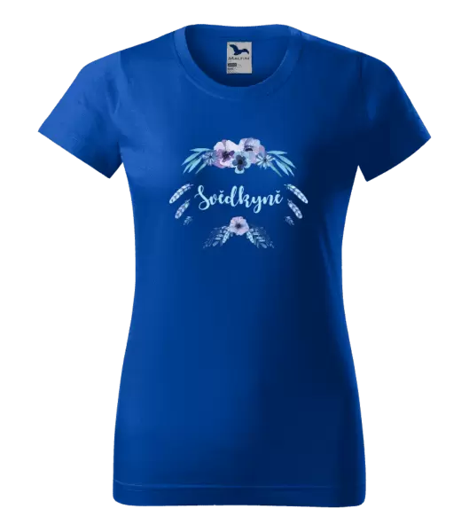 Dámské tričko Svědkyně - peříčka