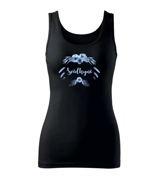 Dámské tílko Svědkyně - peříčka
