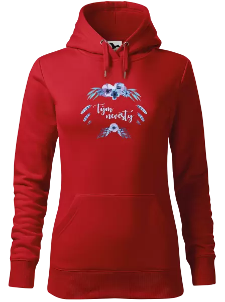 Dámská mikina Tým nevěsty - peříčka