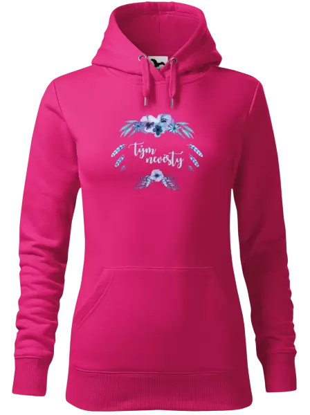 Dámská mikina Tým nevěsty - peříčka