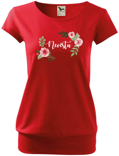 Dámské tričko Nevěsta - růže