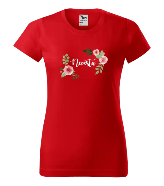 Dámské tričko Nevěsta - růže