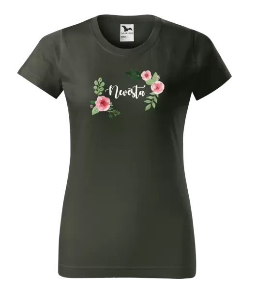 Dámské tričko Nevěsta - růže
