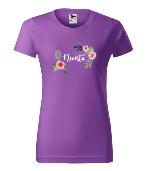 Dámské tričko Nevěsta - růže