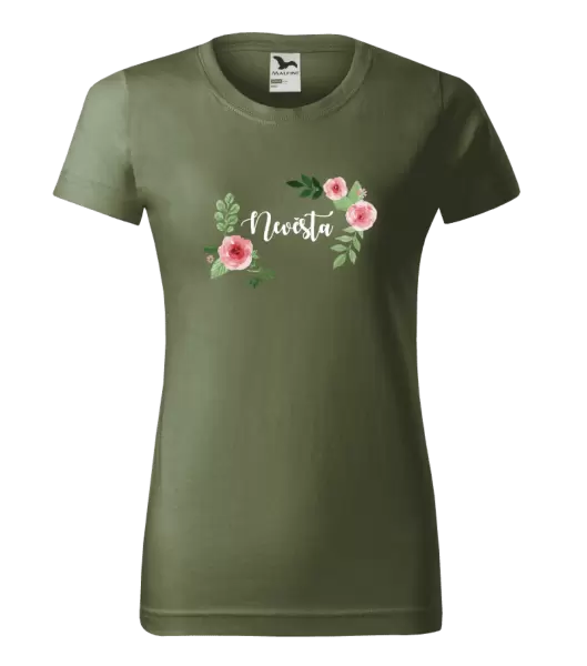 Dámské tričko Nevěsta - růže