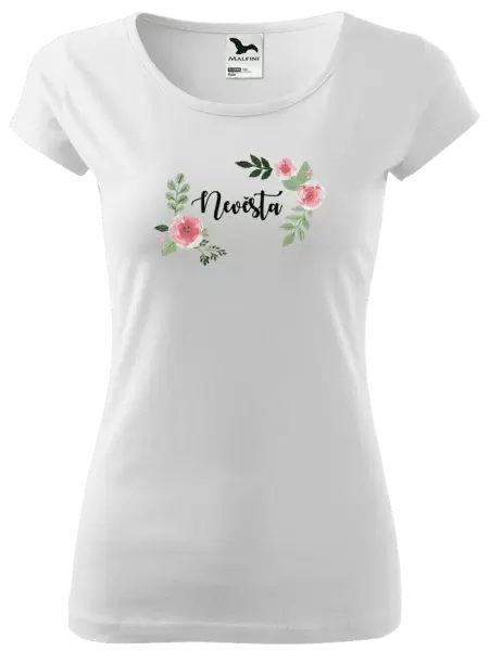 Dámské tričko Nevěsta - růže