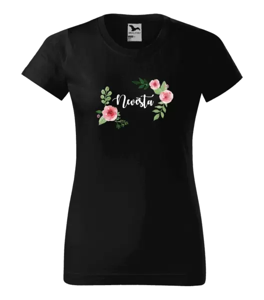 Dámské tričko Nevěsta - růže
