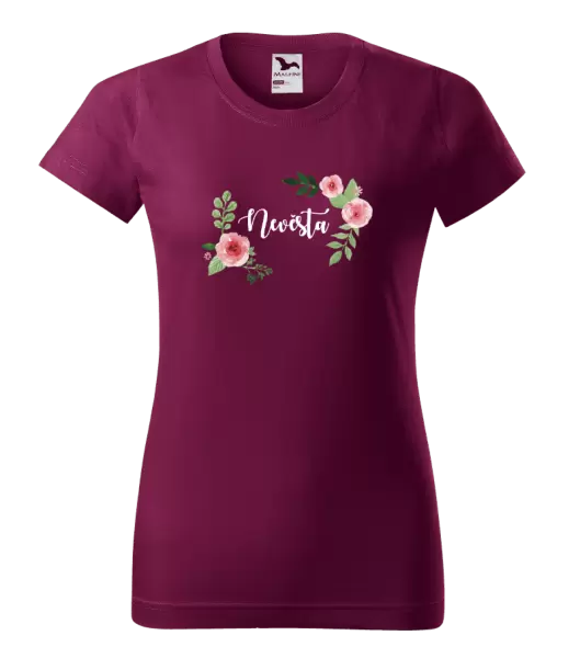 Dámské tričko Nevěsta - růže