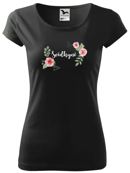 Dámské tričko Svědkyně - růže