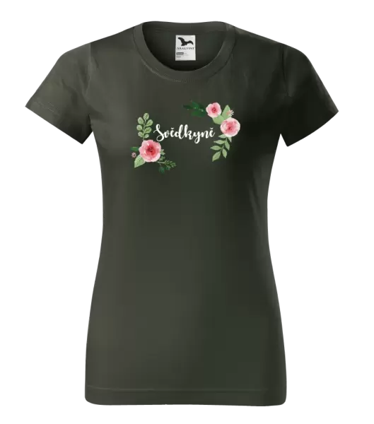 Dámské tričko Svědkyně - růže