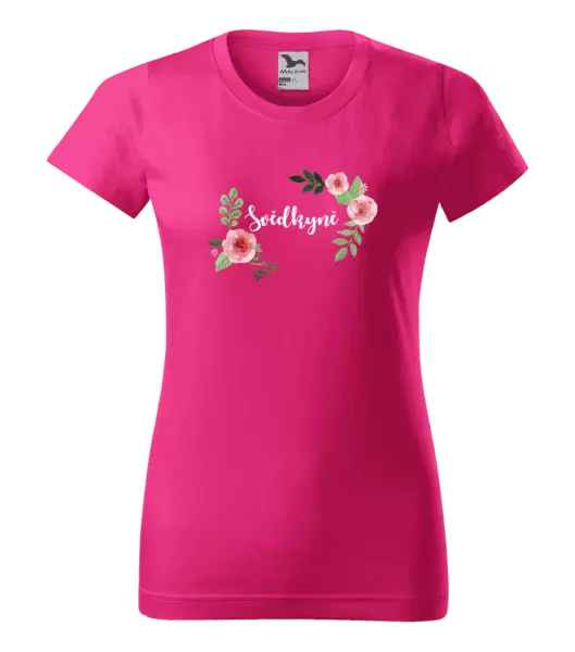 Dámské tričko Svědkyně - růže
