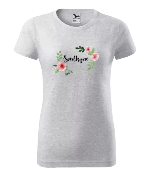 Dámské tričko Svědkyně - růže