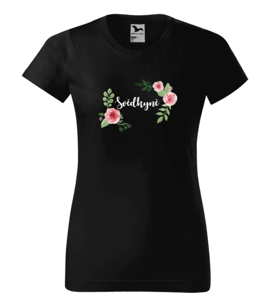 Dámské tričko Svědkyně - růže