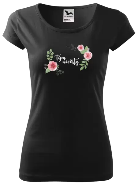 Dámské tričko Tým nevěsty - růže