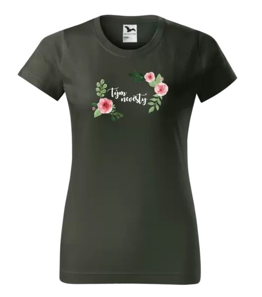 Dámské tričko Tým nevěsty - růže