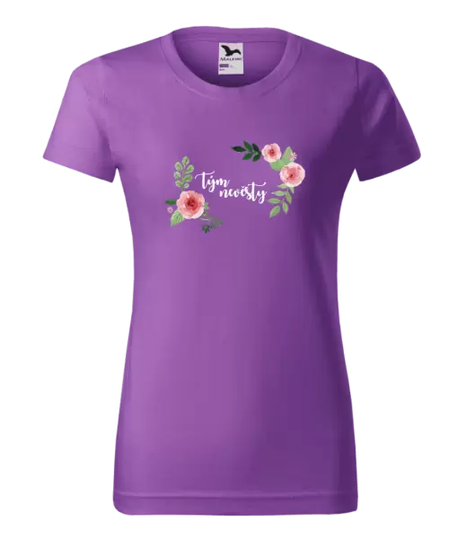 Dámské tričko Tým nevěsty - růže